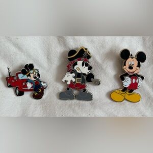 Disney-Mickey Mouse Pin Trio
